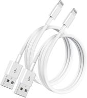 кабель зарядного устройства apple iphone 3 фута | сертифицированный apple mfi кабель lightning к usb | быстрый зарядный шнур 3 фута для iphone 12/11 pro/xs max/xr/8/7/6s/se ipad original логотип