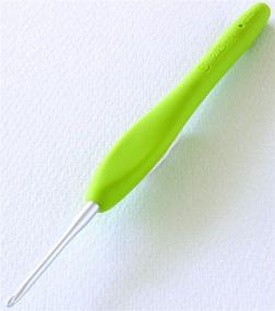 img 1 attached to 🍀 Lime Green Clover 1040/B Amour Crochet Hook - Size B/2.25mm - Vibrant Yellow