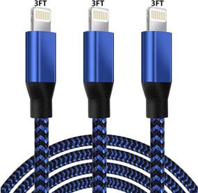 img 3 attached to 🔌 Efficient Charging 3-Pack: Ecola Lightning Accessories with 6FT Cables