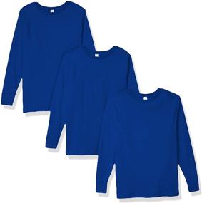 img 2 attached to AquaGuard Boys Jersey Long Sleeve T Shirt Boys' Clothing in Tops, Tees & Shirts