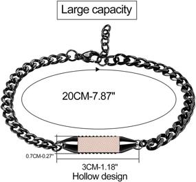 img 2 attached to 💎 Dletay Stainless Steel Urn Bracelet: Elegant Ashes Holder & Memorial Bangle for Men/Women