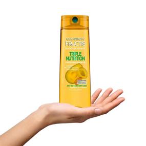 img 1 attached to 🧴 Garnier Fructis Triple Nutrition Shampoo - 12.5 Fluid Ounce, Perfect for Nourishing Hair