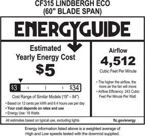 img 3 attached to Emerson CF315NA60ORB Lindbergh Ceiling Rubbed