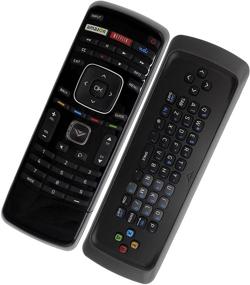 img 1 attached to 📱 Enhanced XRT300 Keyboard TV Remote Control for Vizio TV Models E3D420VX, E3D470VX, SV422XVT, SV472XVT, VF552XVT, VT3D650SV, E241I-A1, E241I-A1W, E241I-B1, E280I-A1, E500I-B1, E500I-B1E, E502AR with Streaming Apps - Amazon, Netflix, Vudu