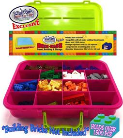img 3 attached to Toy Stop Brik Kase Organizer Container