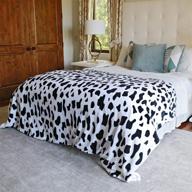 sherpa blanket fleece fluffy comforter logo