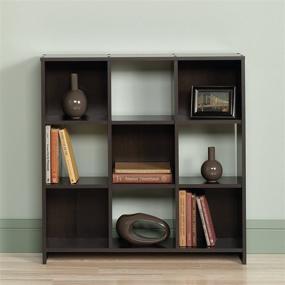 img 3 attached to Sauder Beginnings 9-Cubby Storage Organizer: Compact and Stylish Cinnamon Cherry Finish