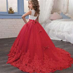 img 3 attached to NNJXD Princess Pageant Wedding 👸 Dresses: Exquisite Girls' Clothing for Special Occasions