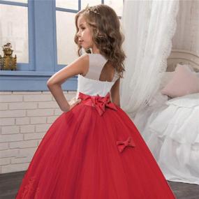 img 1 attached to NNJXD Princess Pageant Wedding 👸 Dresses: Exquisite Girls' Clothing for Special Occasions