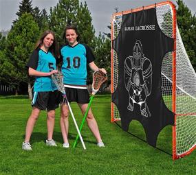 img 1 attached to Enhance Lacrosse Shooting Skills with 🎯 6'x6' Lacrosse Goal Target - Perfect for Practice