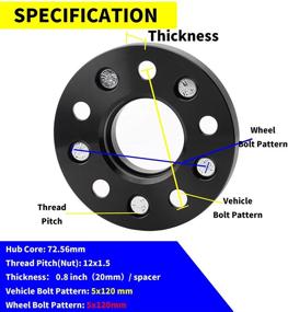 img 3 attached to Прокладки 12 мм x 1 5 72 56 мм Centric Compatible