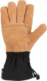 img 2 attached to 🧤 Carhartt Men's Snowdrift Gloves: Superior Black Men's Winter Accessories