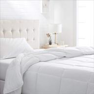 🌿 amazon basics conscious series full/queen down-alternative comforter: eco-friendly poly fill logo