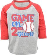 playful & stylish: unique baby baseball school tshirt for boys' clothing logo