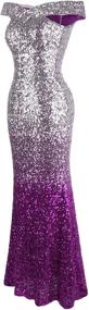 img 3 attached to Sparkle and Shine: Angel Fashions Women's Glitter Flapper Evening Attire