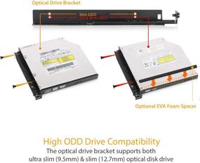 img 3 attached to 🔒 ICY DOCK ToughArmor MB604SPO-B - 4 x 2.5 SAS & SATA SSD/HDD & (Ultra) Slim Optical Disk Drive CD DVD ROM Backplane Cage