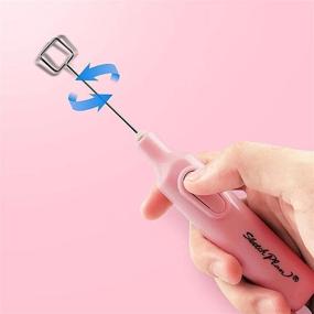img 1 attached to Replaceable Epoxy Resin Stirrer: Mini Stirrer with Replacement Stirring Bar for Crafts Tumbler, Electric Mixer & DIY Glitter Tumbler Cups - Pink