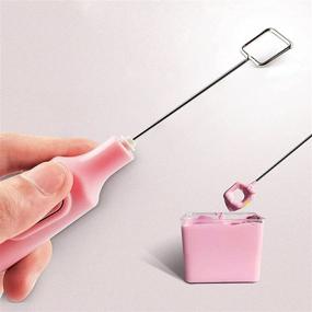 img 3 attached to Replaceable Epoxy Resin Stirrer: Mini Stirrer with Replacement Stirring Bar for Crafts Tumbler, Electric Mixer & DIY Glitter Tumbler Cups - Pink