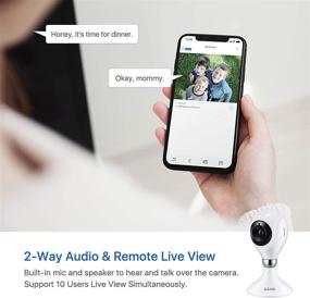 img 1 attached to 📷 ZOSI C611 1080P HD Indoor Home WiFi Security Camera: Night Vision, 2-Way Audio, Motion Detection &amp; Phone APP for 24/7 Surveillance