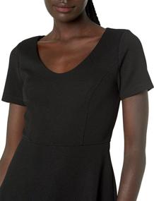 img 2 attached to Lark Ro Womens Textured Bateau Women's Clothing and Dresses