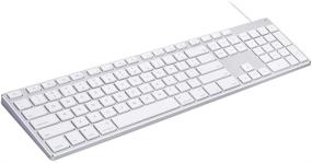 img 4 attached to 💻 Aluminum USB Wired Keyboard: Ideal for Apple Mac Pro, Mini Mac, iMac & More