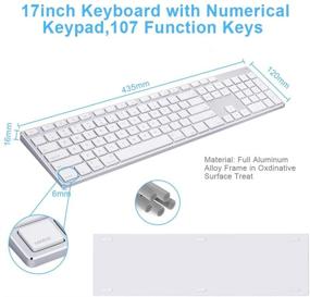 img 1 attached to 💻 Aluminum USB Wired Keyboard: Ideal for Apple Mac Pro, Mini Mac, iMac & More