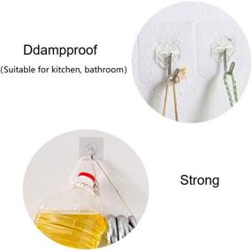 img 2 attached to 🔗 Ultra Performance Transparent Reusable Waterproof Oilproof Hooks for Industrial Hardware