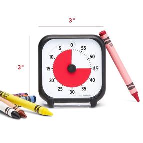 img 3 attached to ⏳ Time Timer 3 inch Visual Timer - 60 Minute Kids Desk Countdown Clock with Dry Erase Activity Card, Desktop App Access - Ideal for Classroom, Homeschooling, Study, Task Reminder, Home & Kitchen