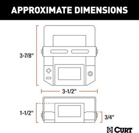 img 3 attached to 🚍 Curt 51160 Assure Electric Trailer Brake Controller: Dynamic Screen, Full Text Readout & Proportional Control for Maximum Safety and Performance