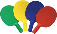 plastic ping pong paddles multi color logo