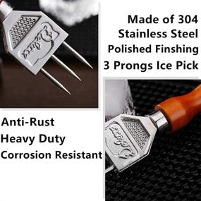 img 2 attached to 🧊 Stainless Steel Ice Pick Bartender Tool ICPK0003