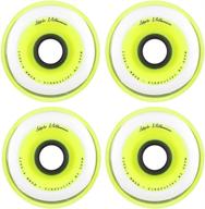 🛼 enhance your skating experience with labeda millenium inline skate wheels 4 pack logo