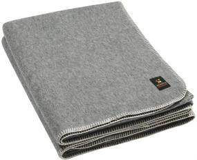 img 4 attached to 🛏️ Cozy & Durable: Heavyweight Thick Alpaca Wool Blanket for Camping or Indoor Use - Twin, Queen & King Sizes (Ash Gray, Queen)