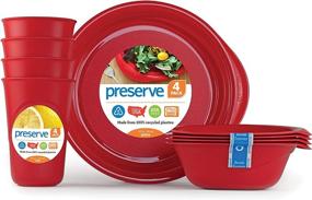 img 4 attached to Enhance Your Dining Experience with Preserve 20312 Everyday Tableware Pepper