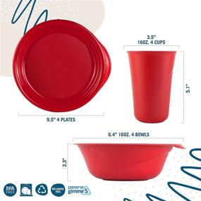 img 2 attached to Enhance Your Dining Experience with Preserve 20312 Everyday Tableware Pepper