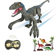🦖 rechargeable jurassic velociraptor dinosaur simulation логотип
