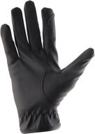 allness leather equestrian riding gloves logo