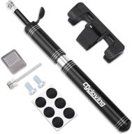 🚲 convenient mini bike pump and puncture repair kit - 120 psi, presta and schrader compatible logo