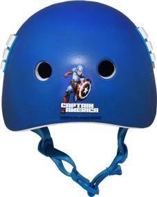 img 2 attached to Captain America 3D Shield Helmet, Child (5-8 yrs.) by BELL - Improved SEO