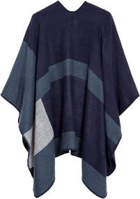img 3 attached to 🧣 Printed Cardigans with Women's Shawls Poncho – Enhancing Women's Style with Scarves & Wraps