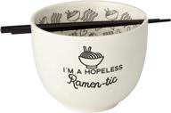 🍜 enesco 6002424 ramen tiki bowl in white логотип