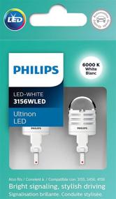 img 2 attached to 💡 Philips 3156WLED Ultinon LED Automotive Lighting, 2 Pack - White