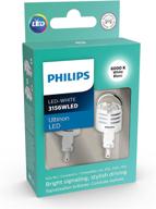 💡 philips 3156wled ultinon led автомобильное освещение, 2 штуки - белый логотип