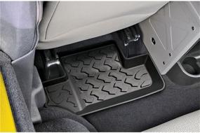 img 2 attached to 🚗 Bestop 5150301 Black Rear Floor Liner Set – 2-Piece Floor Liner Kit