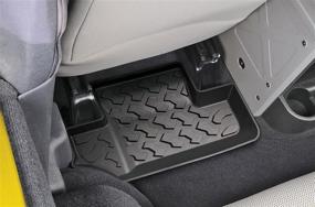 img 1 attached to 🚗 Bestop 5150301 Black Rear Floor Liner Set – 2-Piece Floor Liner Kit