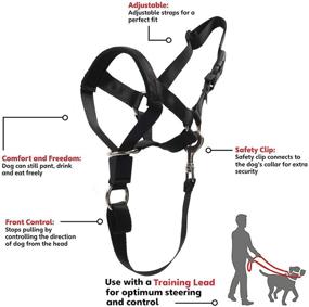 img 3 attached to 🐶 Dog Head Collar: Effective No Pull Training Aid for Dogs on Walks, Inclusive of Free Training Guide, Comfortable Padding, 5