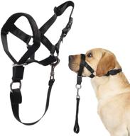 🐶 dog head collar: effective no pull training aid for dogs on walks, inclusive of free training guide, comfortable padding, 5 logo