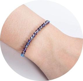 img 1 attached to 🎁 KGBNCIE Crystal Beads Bracelet - Happy Birthday Gifts for Women and Girls, Ages 11-30