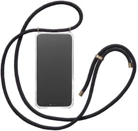 img 3 attached to 📱 KNOK Case Crossbody Phone Necklace for iPhone XR - Stylish Mobile Cover with Cord Strap and Phone Collar Lanyard (Black)