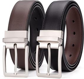 img 4 attached to 🔒 Classic Reversible Buckle by ToyRis Leather